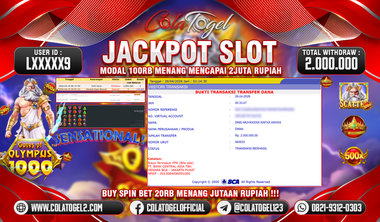 JACKPOT SLOT GACOR!!