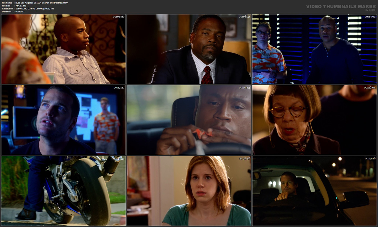 NCIS Los Angeles S01E04 Search and Destroy.mkv