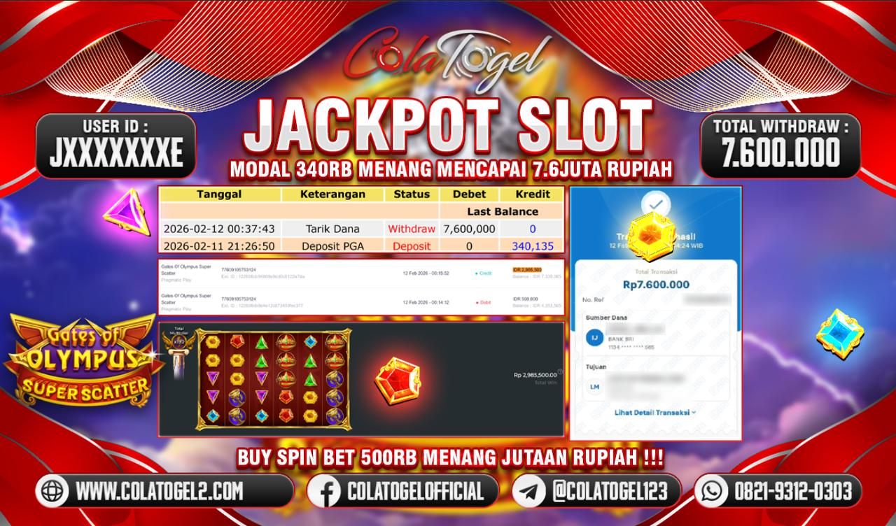 JACKPOT SLOT GACORR!!