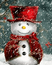 Snowman-Snowing