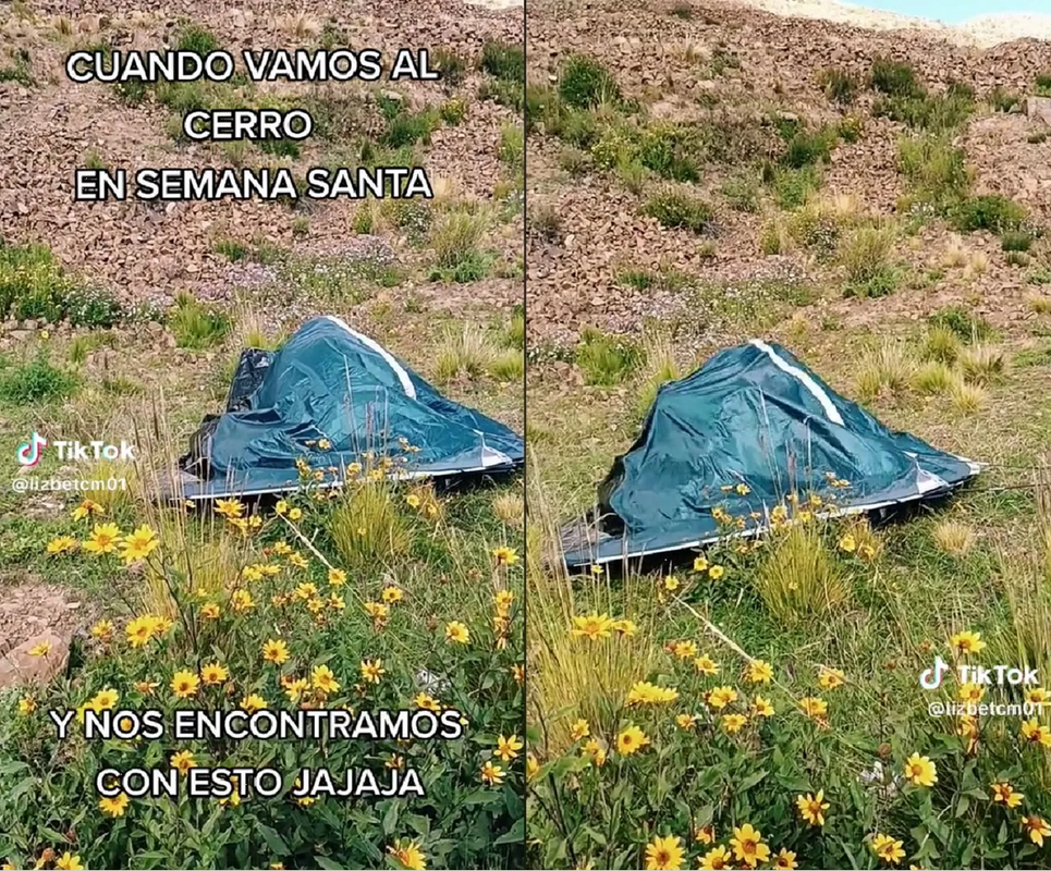 Pareja es sorprendida haciendo “el delicioso” en el cerro y se hace viral