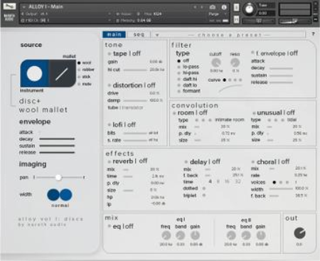 Naroth Audio Alloy Vol I: Discs KONTAKT