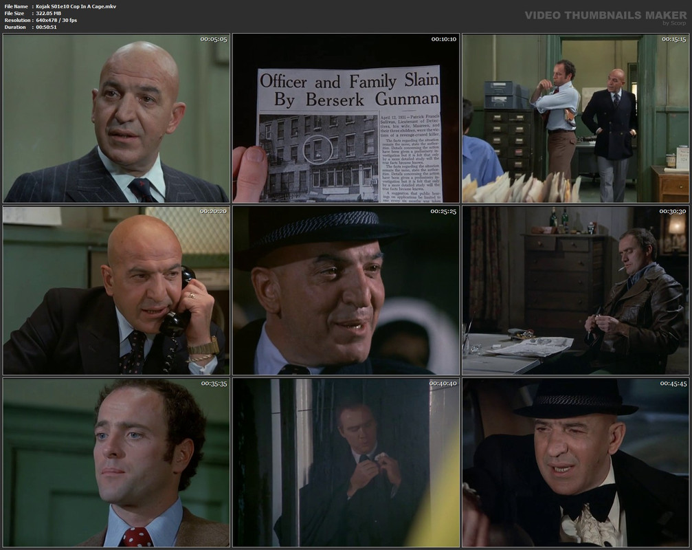 Kojak S01e10 Cop In A Cage.mkv