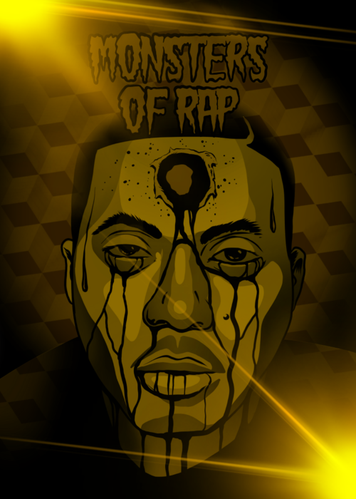 Monsters of Rap Digital NFT Crypto Collectible WAX Card Nas Neural Nasir