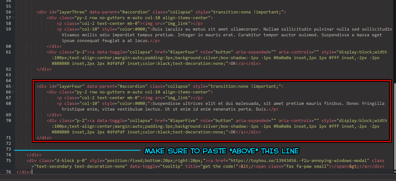 Help with a code? on Toyhouse