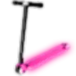 Neon Pink Scooter