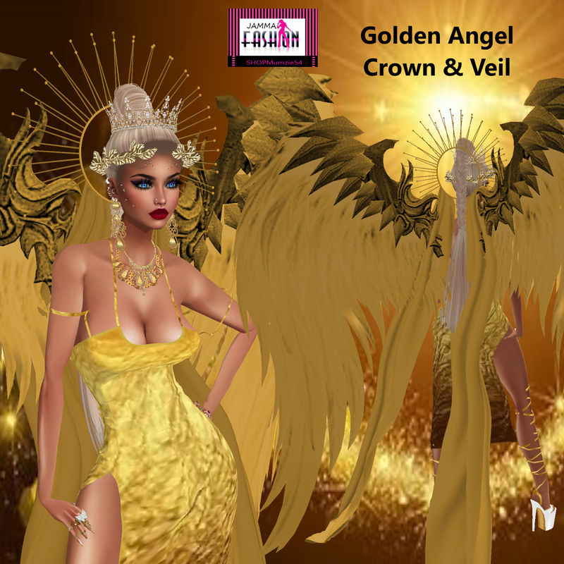 Golden-Angel-Crown-Veil