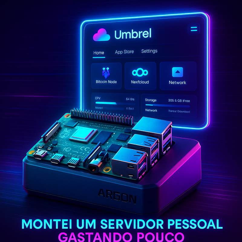 Montei um Servidor Pessoal Gastando Pouco (E com Muito Orgulho Nerd)