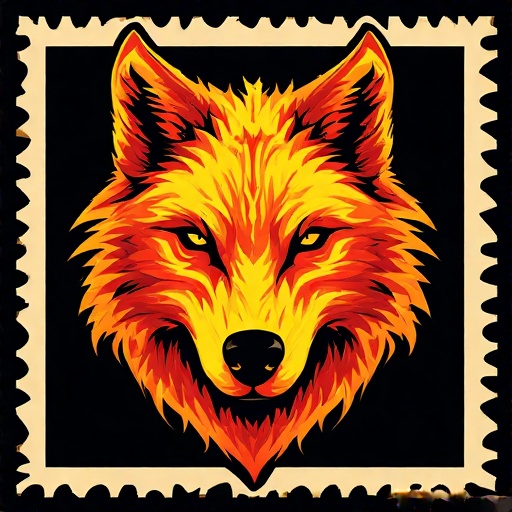 Postal-stamp-style-art-of-a-fl-25