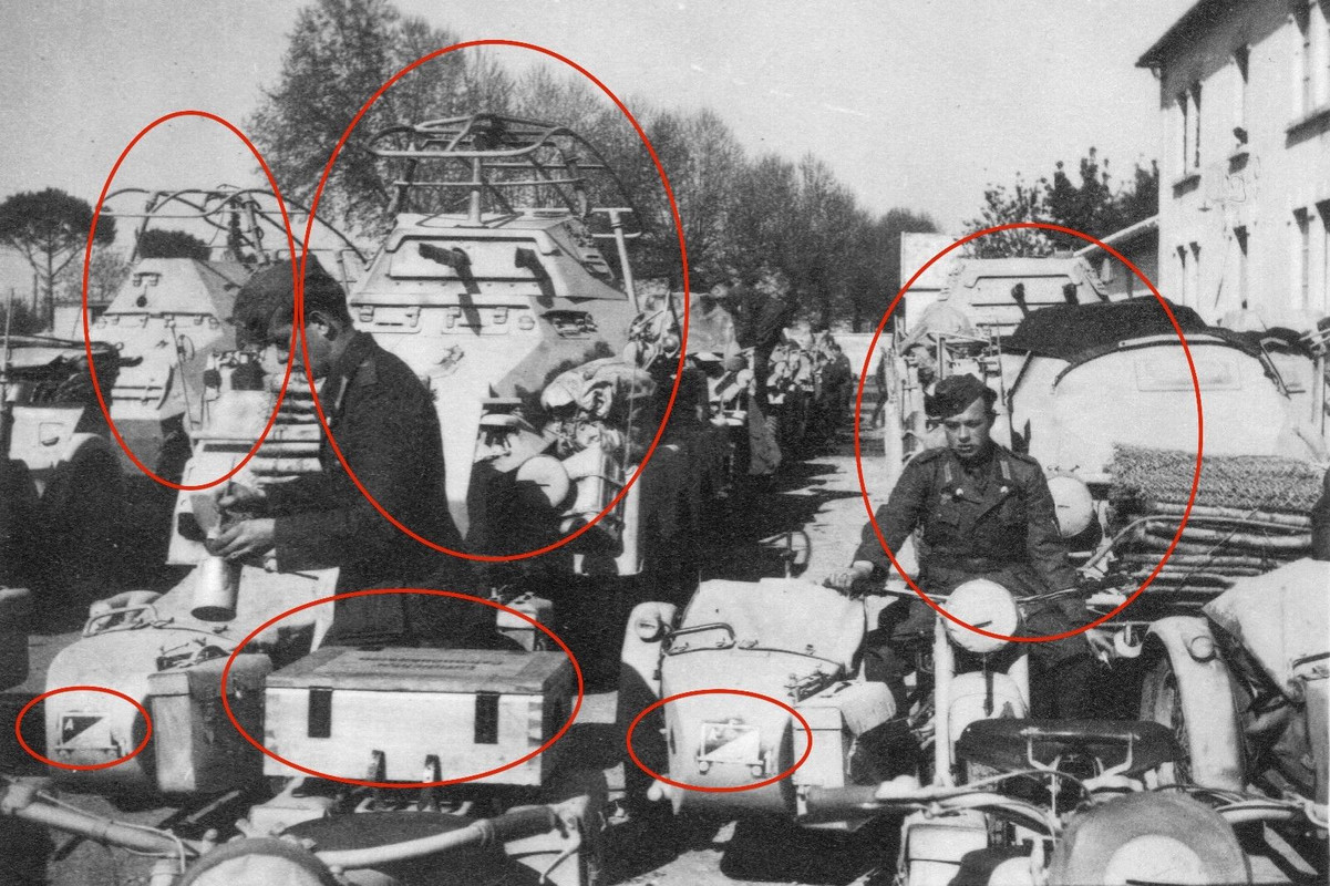 Orig.Fotos VW 82 Kübelwagen Spähpanzer BMW Krad Motorrad AFRIKA-KORPS