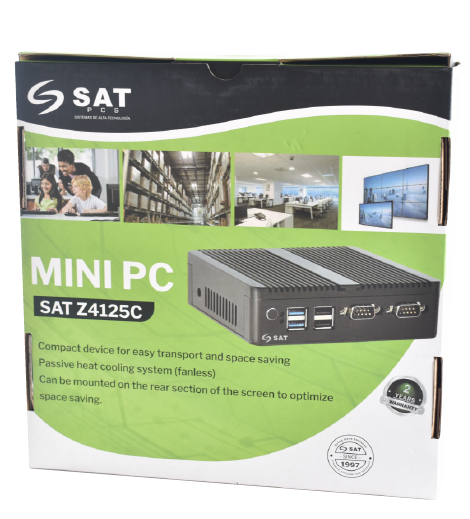 Mini PC Industrial SAT PL4125C - 10