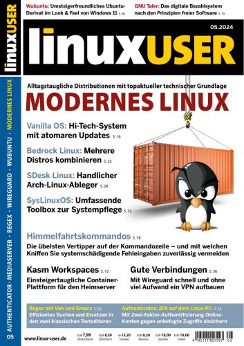 LinuxUser Magazin No 05 Mai 2024