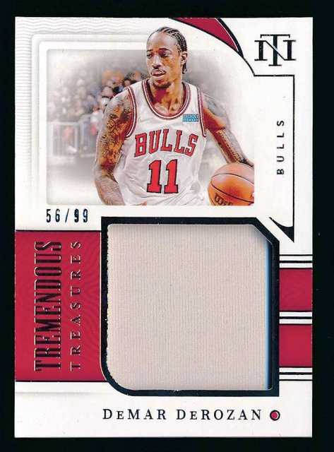 2021-22 Panini National Treasures Jersey Treasures #JT-LZB Lonzo Ball Bulls 41/99 - MyBallcards