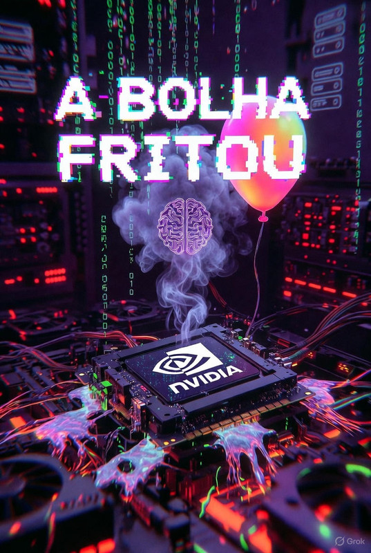 A Bolha da IA: O Circuito do Hype Está Fritando (e o Cheiro de Silício Queimado Já Tomou Conta do Vale)