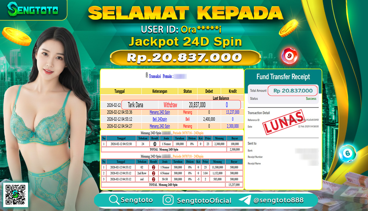 BUKTI PEMBAYARAN LIVEGEME 24D SPIN