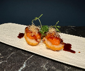 Sake rice fried uramaki