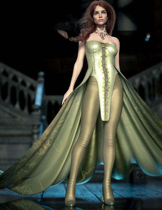 CB Sophia dForce Clothing Set for Genesis 8 and 8.1 Females