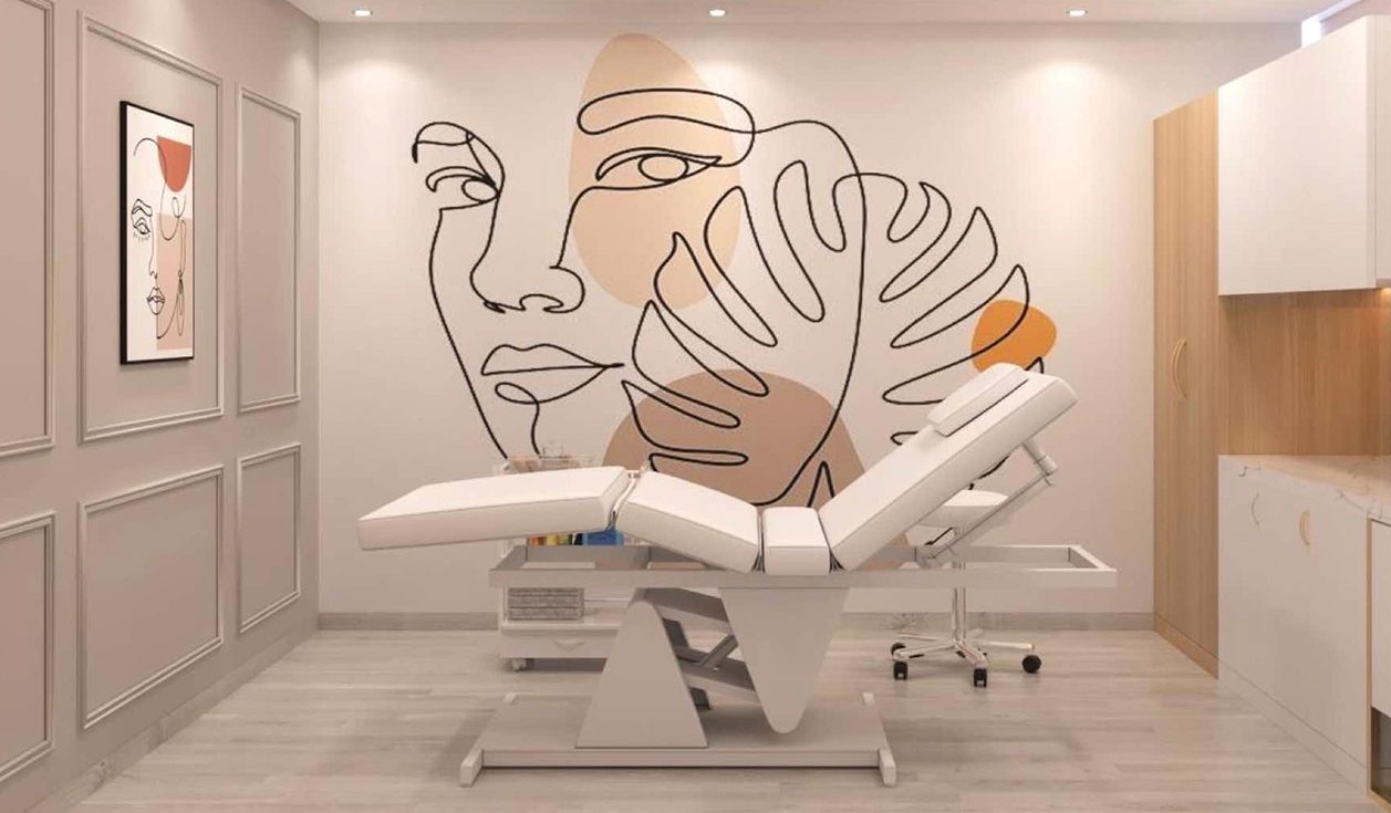 Skin consultation at Let's Face It Med Spa in Denver.
