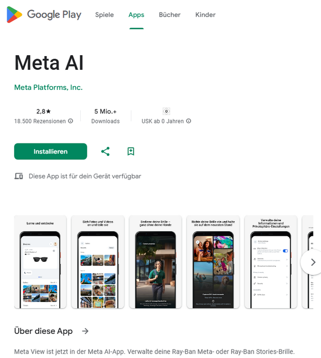 Meta AI-App