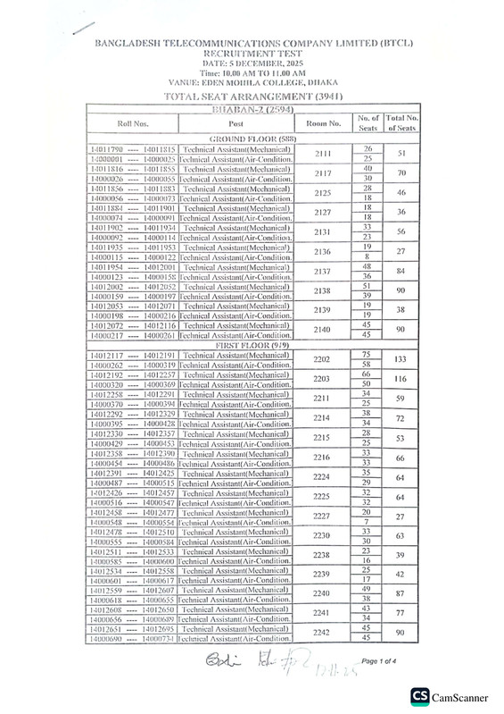 BTCL-MCQ-Exam-Seat-Plan-2025-PDF-1