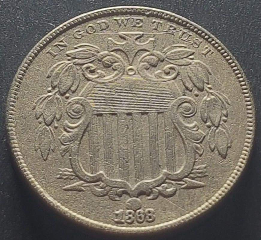 5 cents de 1868. Estados Unidos de América. 20191120-125554
