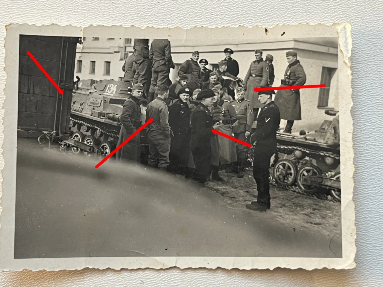 Foto Tschechien deutsche Panzer rücken vor Turmnummer TOP