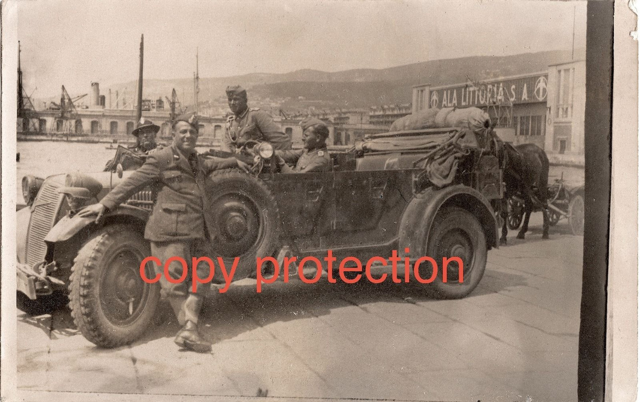 PKW ADLER 3Gd Italien 1941 Triest ITALIA Trieste