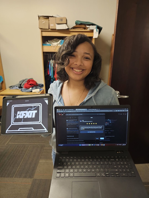 Jianna's laptop after repair