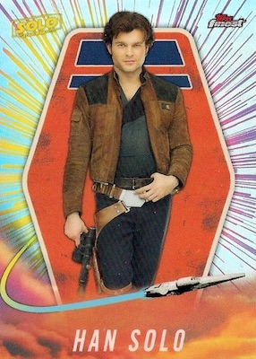 2018 Topps Finest Star Wars Solo Insert Han