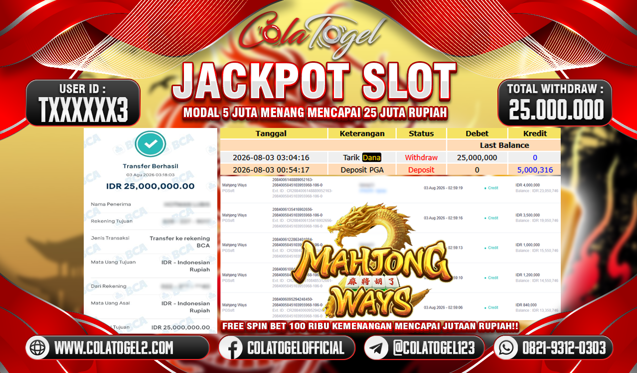 JACKPOT SLOT GACOR!!
