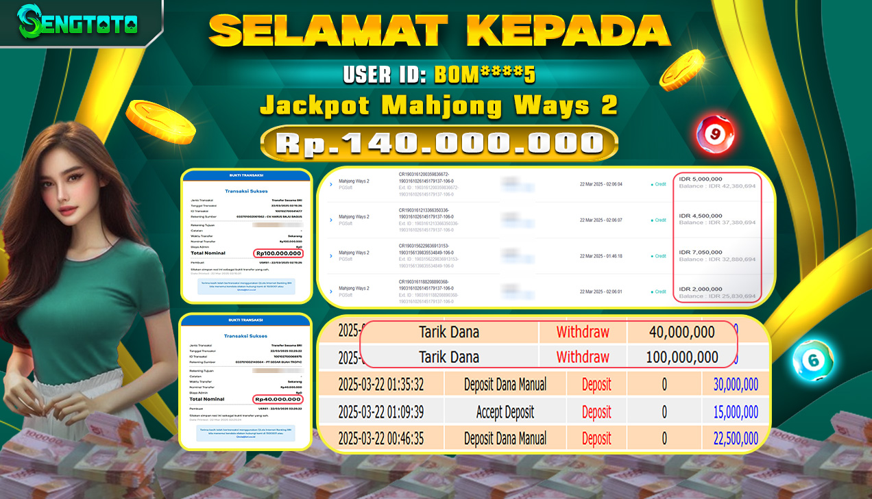 BUKTI PEMBAYARAN SLOT MAHJONG WAYS 2