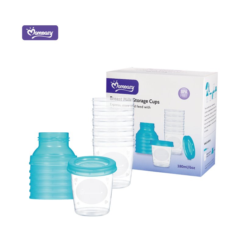 Momeasy Breast Milk Storage Cups 180Ml 6`S