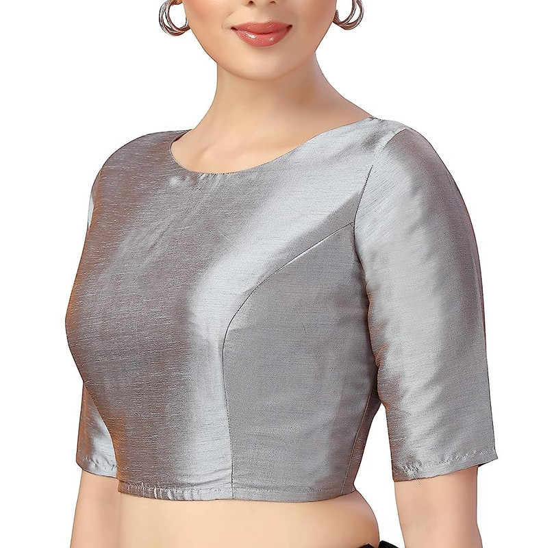 Para mujer Blusa Diseñador Hermosa Lehenga Prenda para el torso recortada Fiesta Ropa Choli Saree Blusa - Imagen 21 de 51