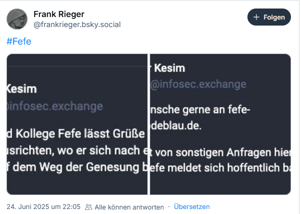 Frank Rieger über Fefe