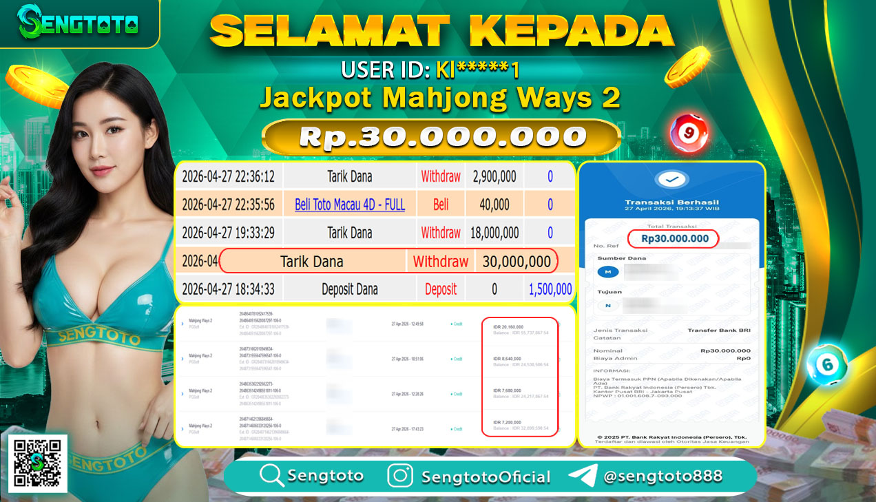 BUKTI PEMBAYARAN SLOT MAHJONG WAYS 2 