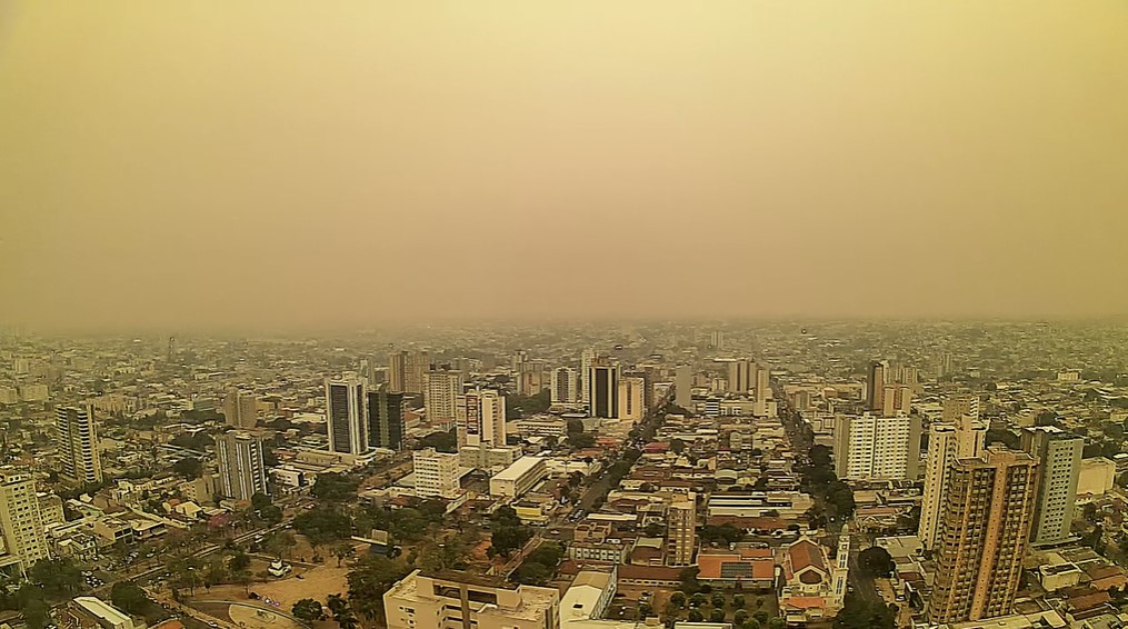 Campo Grande nesta manhã de quinta-feira