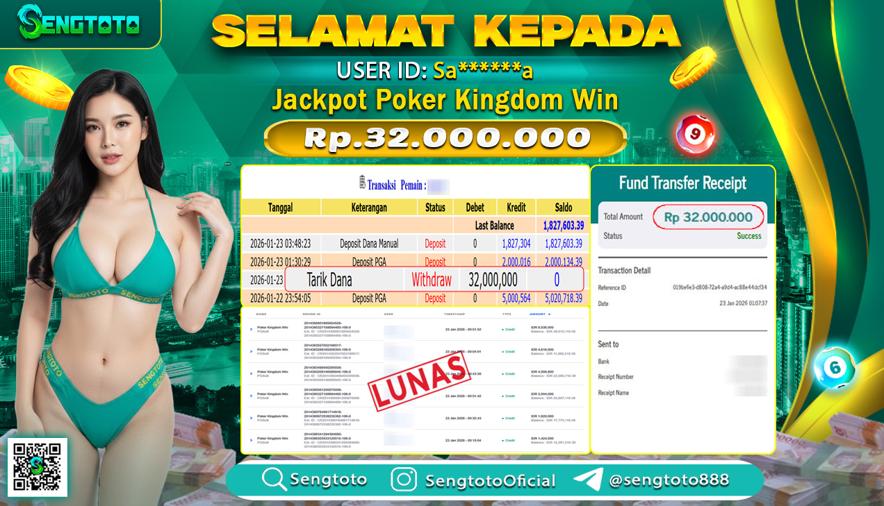 BUKTI PEMBAYARAN POKER KINGDOM WIN