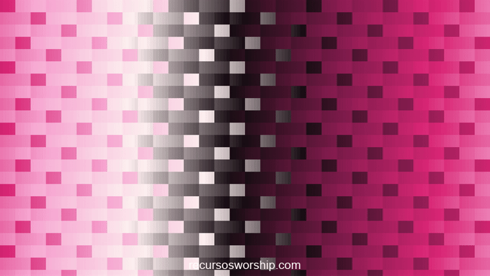 loop vj píxeles magenta columnas
