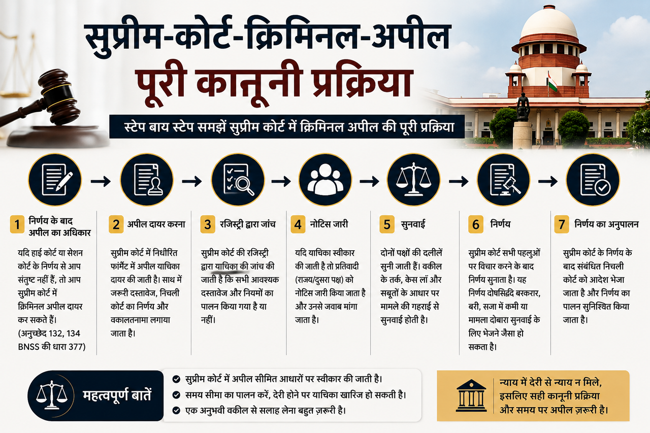 Supreme Court Criminal Appeal: पूरी कानूनी प्रक्रिया