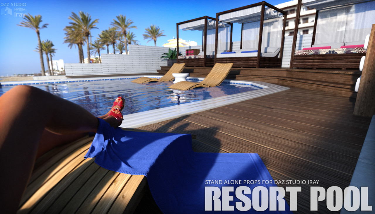 Resort Pool Daz Studio