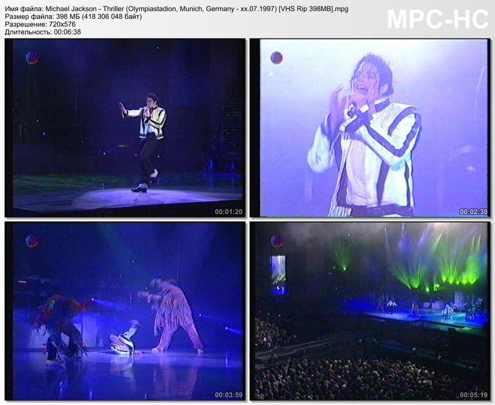 Michael Jackson - Thriller (Olympiastadion, Munich, Germany - xx
