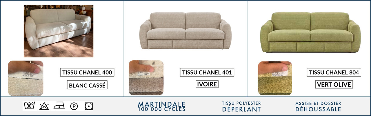 Canapé Soleado dans différents coloris Chanel