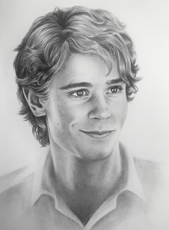 drawing of Isak Valtersen