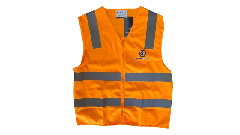 Industrial work wear uniforms and safety vests manufactured in Bangladesh