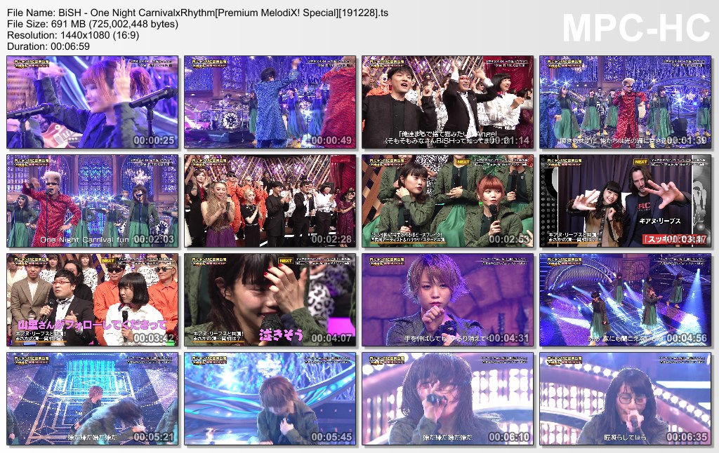 BiSH - One Night CarnivalxRhythm[Premium MelodiX! Special][19122