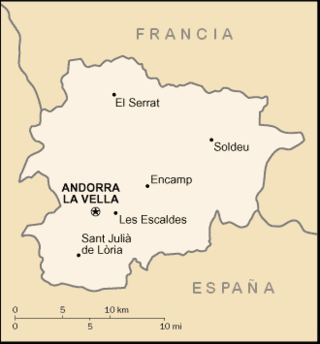 50 Diners. Andorra 1964. 320px-Andorra-mapa