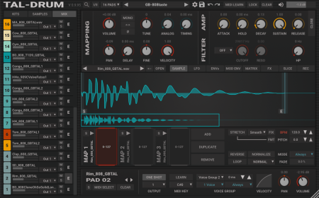Togu Audio Line TAL-Drum v1.0.0 (Win/macOS/Linux)