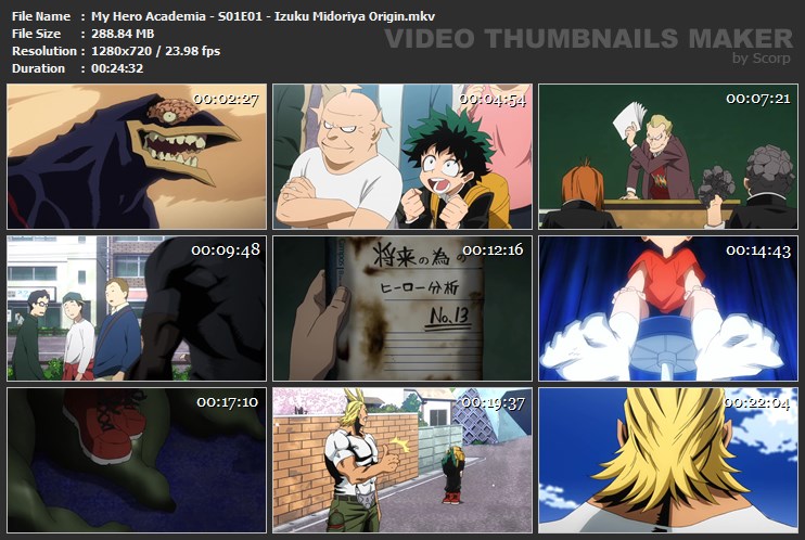 My Hero Academia - S01E01 - Izuku Midoriya Origin.mkv