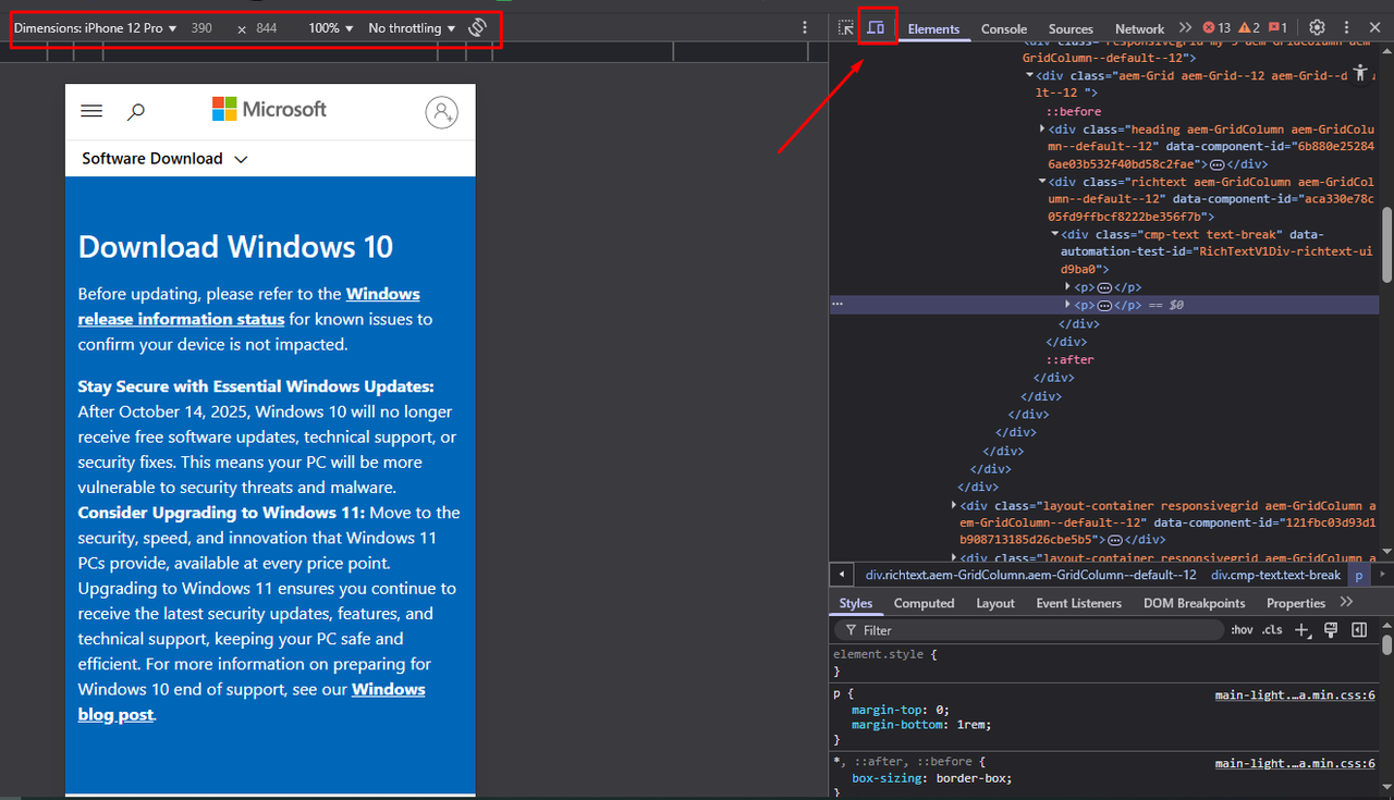 Chrome Inspect Tool