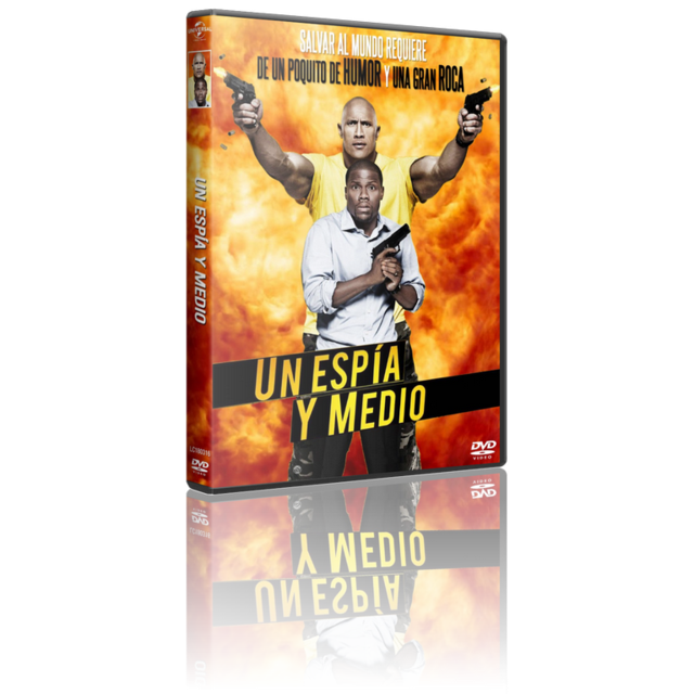 Portada - Un Espía y Medio [2016] [DVD9 Full] [Pal] [Cast/Ing/Ale/It/Hin] [Sub:Varios] [Acción]